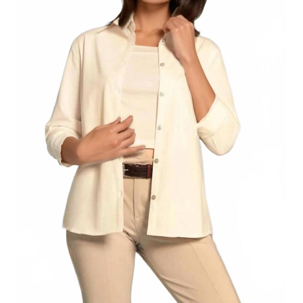 NEW BUKI cinqo single shot shirt in white